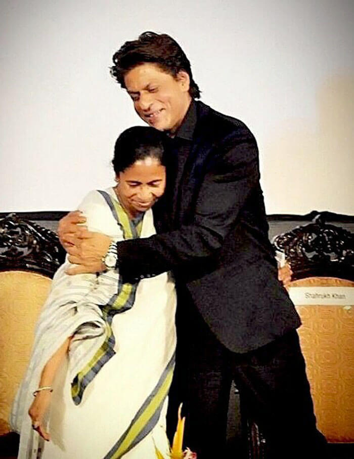 Shahrukh Khan with west bengal cm